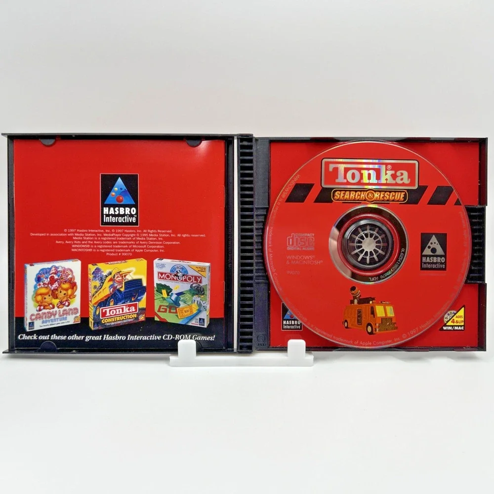 Tonka : Search & Rescue (PC CD-ROM Mac, 1997) VG Fast Shipping